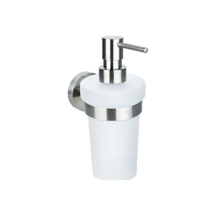 Saippua-annostelija Bemeta Neo, 230ml, 80x133x190 mm, hopea