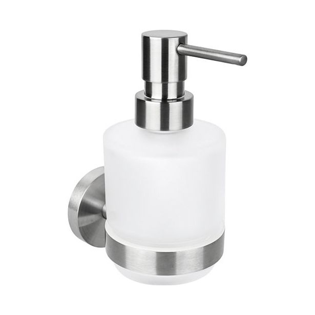 Saippua-annostelija Bemeta Neo, 200ml, 75x100x145 mm, hopea