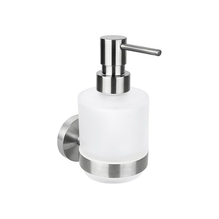 Saippua-annostelija Bemeta Neo, 200ml, 75x100x145 mm, hopea
