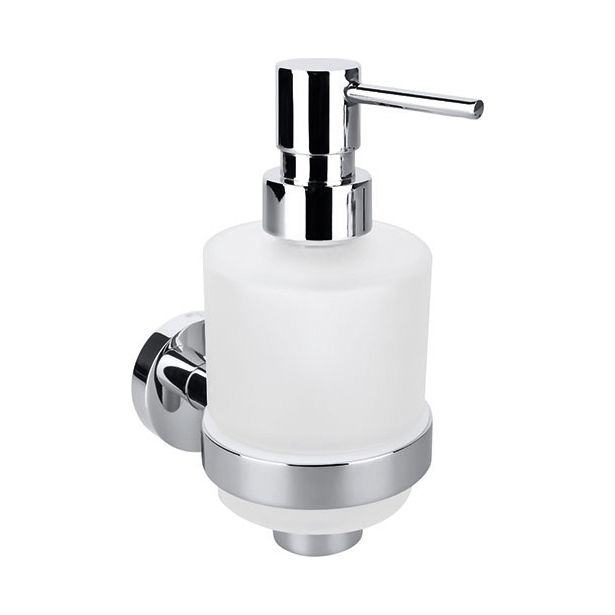 Saippua-annostelija ja -teline Bemeta Omega, 200 ml, magneetti, hopea