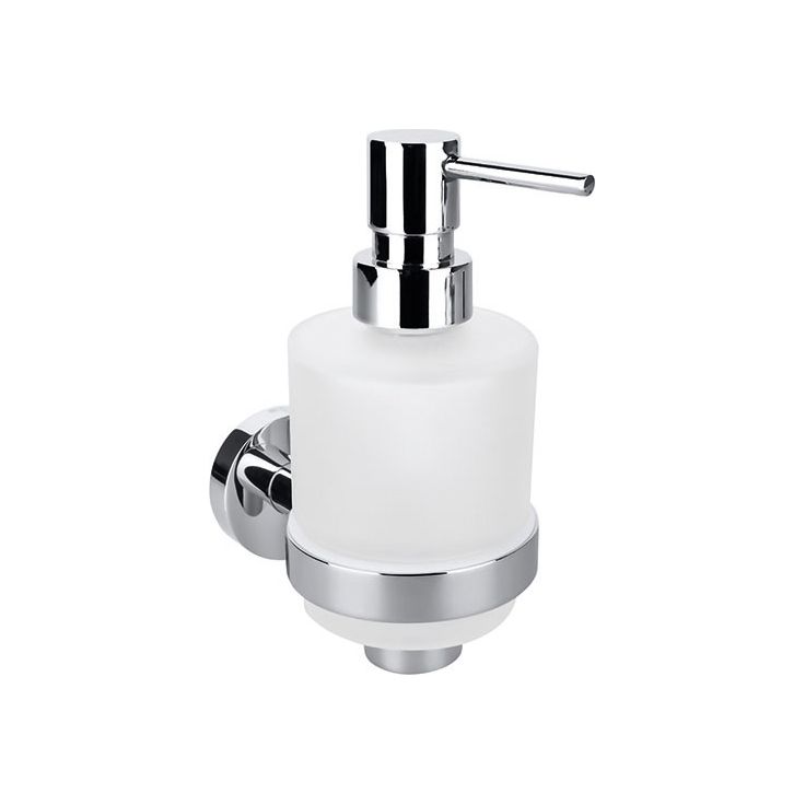Saippua-annostelija ja -teline Bemeta Omega, 200 ml, magneetti, hopea