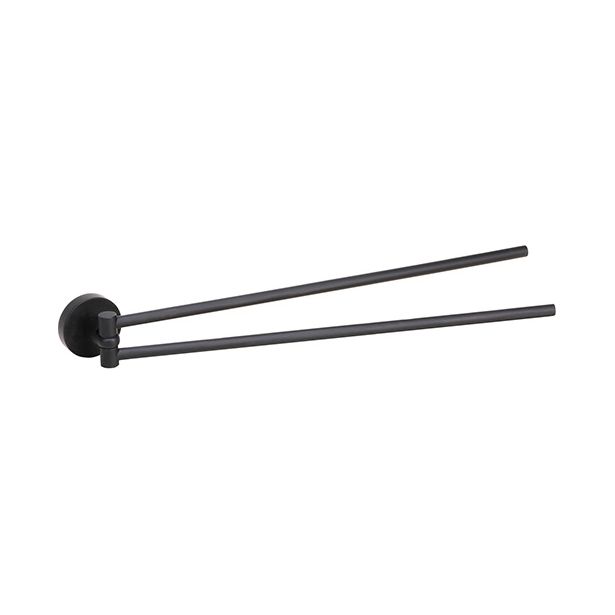 Pyyhetanko Bemeta Dark, kääntyvä, 420 mm, musta