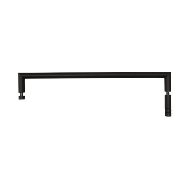 Pyyheteline suihkuovelle Bemeta Dark, 450 mm, musta