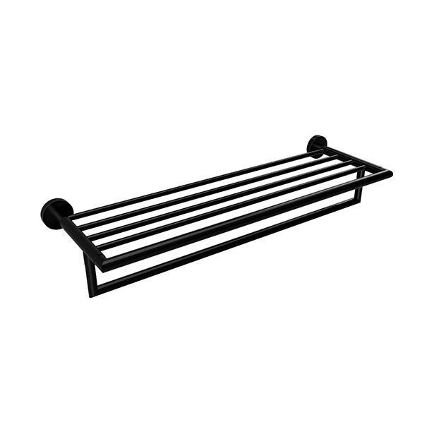 Pyyhetanko kaiteella Bemeta Dark, 550x265x120 mm, musta