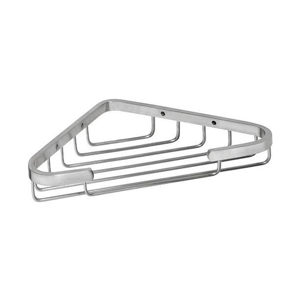 Suihkun kulmahylly Bemeta Cytro, 230x130 mm, hopea