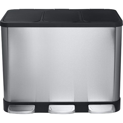 Lajitteluastia Bemeta Home, 3x14 l, hopea