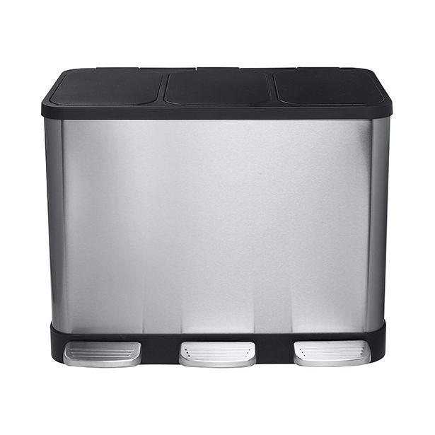 Lajitteluastia Bemeta Home, 3x14 l, hopea