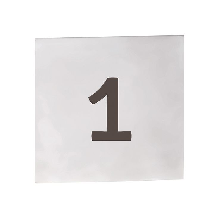 Ovikyltti numero Bemeta Home, neliskulmainen, matta