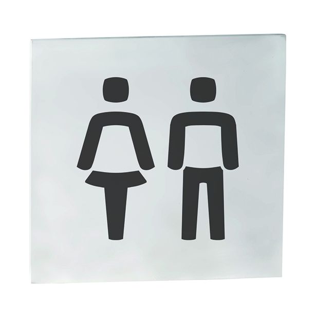 Ovikyltti miesten ja naisten WC Bemeta Home, neliskulmainen, matta