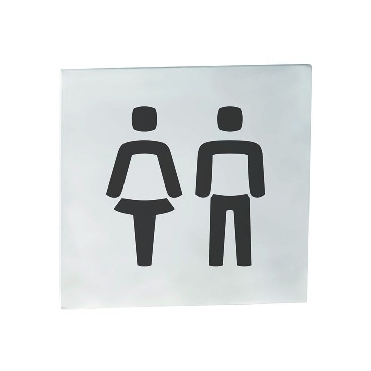 Ovikyltti miesten ja naisten WC Bemeta Home, neliskulmainen, matta
