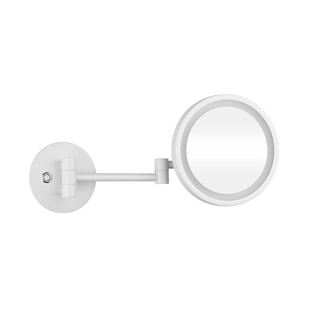 LED-meikkipeili Bemeta White, Ø 200 mm, valkoinen