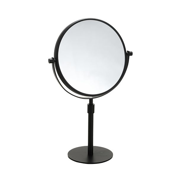 Meikkipeili Bemeta Dark, Ø 200 mm, teleskooppivarsi, musta