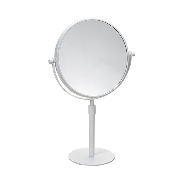 Meikkipeili Bemeta White, Ø 200 mm, teleskooppivarsi, valkoinen