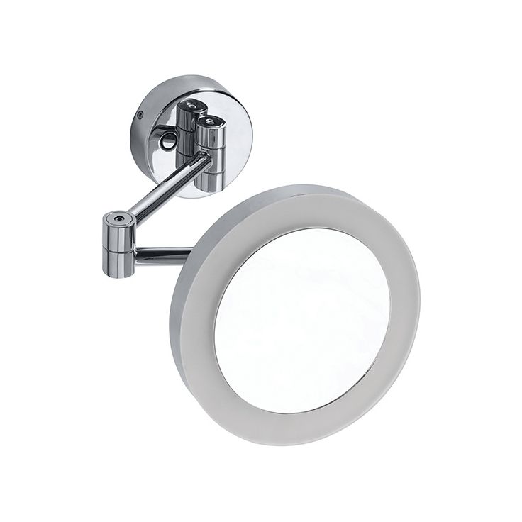 LED-meikkipeili Bemeta, Ø200 mm, kiiltävä kromi