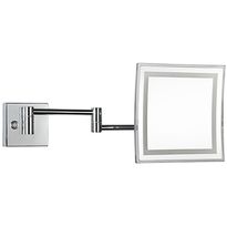 LED-meikkipeili Bemeta, 225x225 mm, kiiltävä kromi