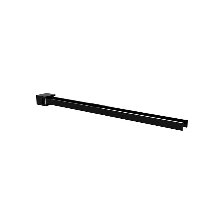 Kaksoispyyhetanko Bemeta Nero, 445 mm, kääntyvä, musta