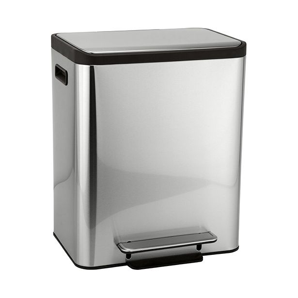 Lajitteluastia Bemeta Home, 2x15 l, hopea