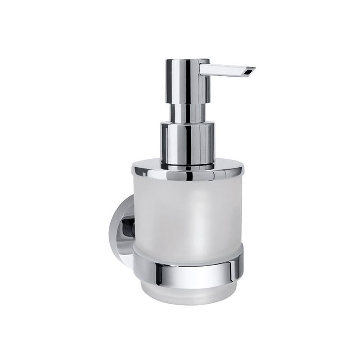 Saippua-annostelija Bemeta Omega, 75x100x150 mm, 200 ml, hopea