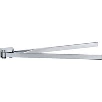 Kaksoispyyhetanko Bemeta Solo, 393 mm, kääntyvä, hopea