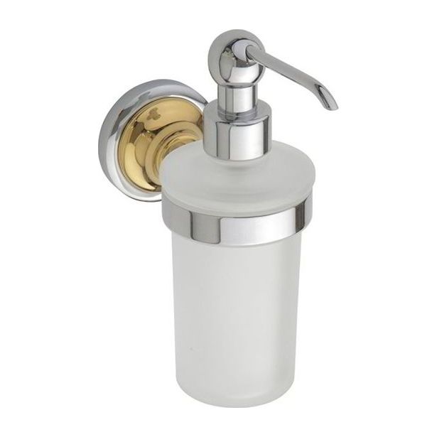 Saippua-annostelija Bemeta Retro, 230 ml, kulta/kromi