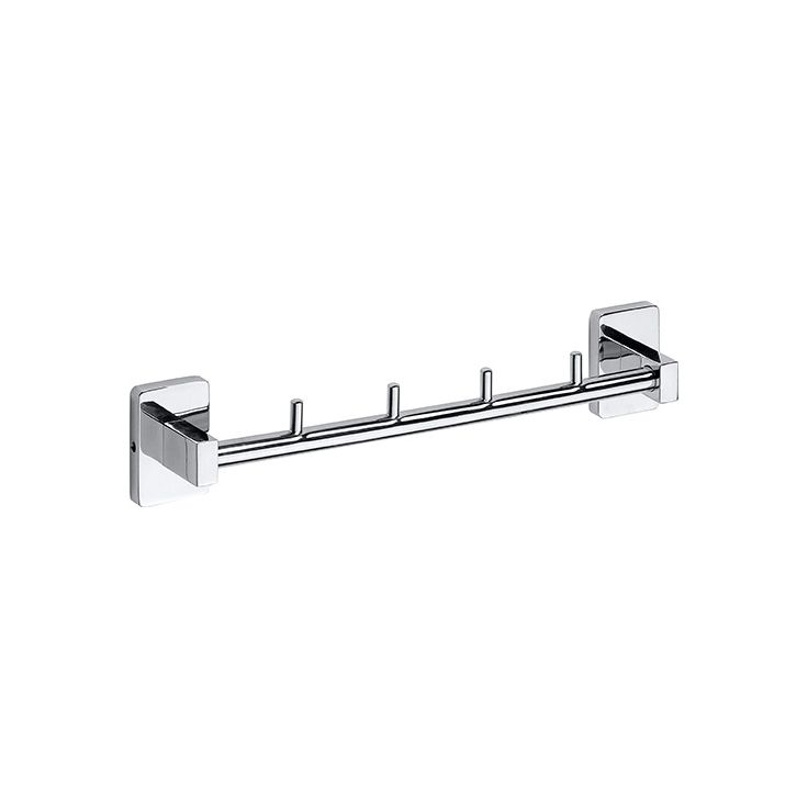 Vaateripustun Bemeta Niki, 260 mm, 4 koukkua, hopea