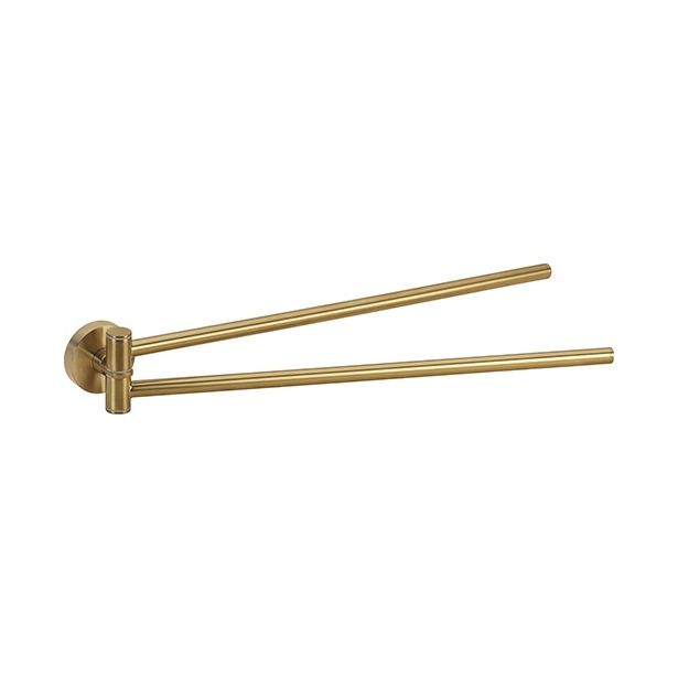 Kaksoispyyheteline Bemeta Sablo, 420 mm, kulta
