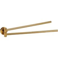 Kaksoispyyhetanko Bemeta Brilo, 420 mm, kääntyvä, kulta