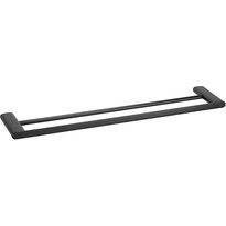 Kaksoispyyheteline Bemeta Organic Black, 600 mm, musta