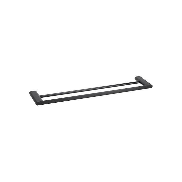 Kaksoispyyheteline Bemeta Organic Black, 600 mm, musta
