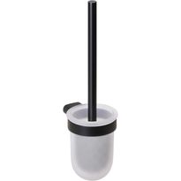WC-harja seinälle Bemeta Organic Black, musta/lasi