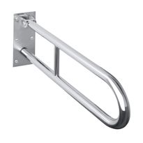 Tukikaide Bemeta Help, U-malli, 813 mm, ruostumaton teräs, Verkkokaupan poistotuote