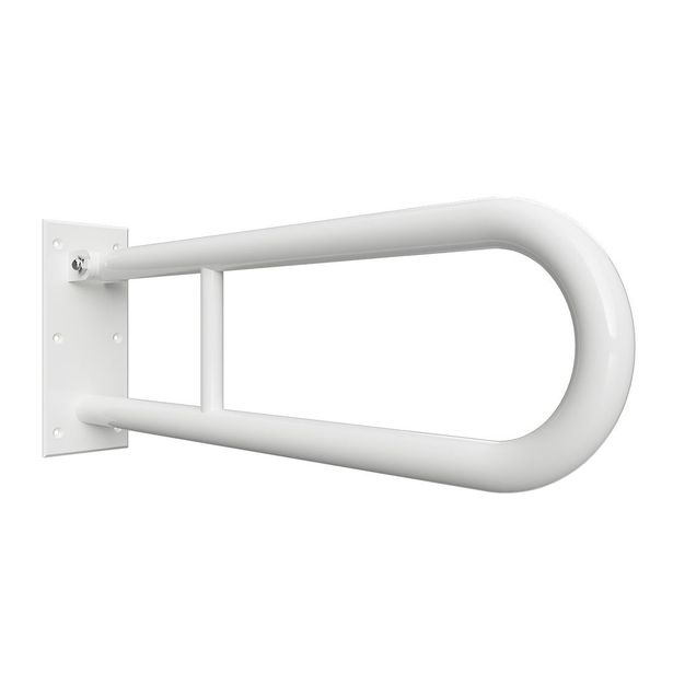Tukikaide Bemeta Help, U-malli, 813 mm, valkoinen