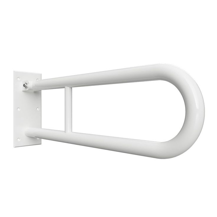 Tukikaide Bemeta Help, U-malli, 813 mm, valkoinen
