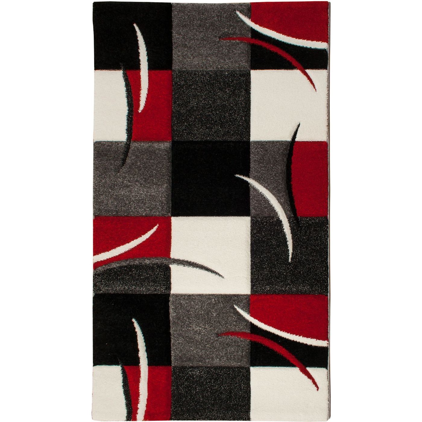 Käytävämatto Benina London Patch 80x150cm punainen