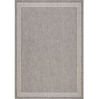 Matto Benina Madrid Frame 160x230cm tumma pellava, Verkkokaupan poistotuote