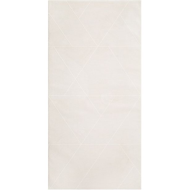 Käytävämatto Benina Palermo Lines, 80x200cm, valkoinen
