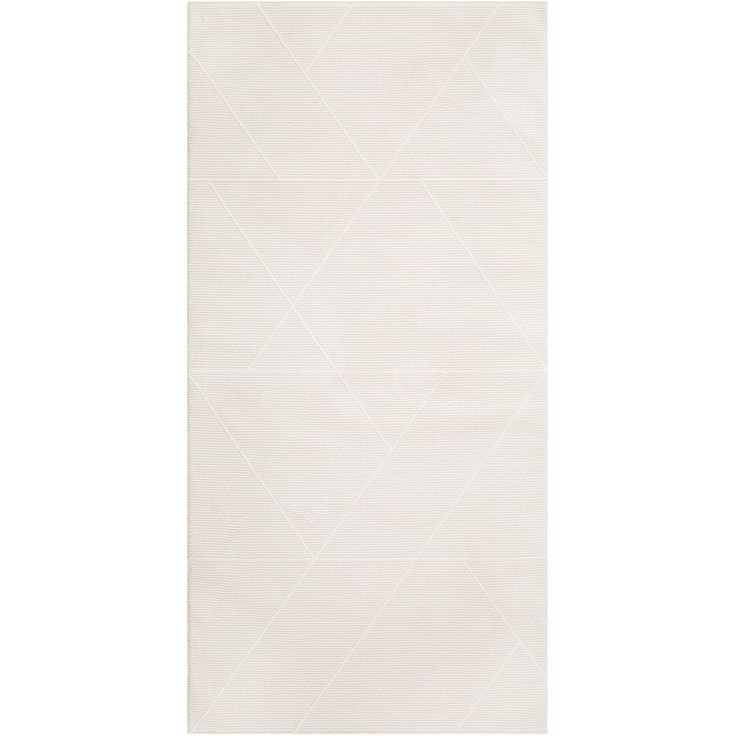 Käytävämatto Benina Palermo Lines, 80x200cm, valkoinen