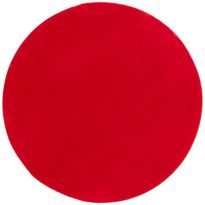 Pyöreä matto Benina Soft Ø120cm punainen, Verkkokaupan poistotuote