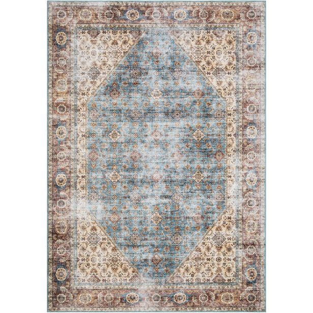 Matto Benina Tarfaya Oriental 160x230cm turkoosi