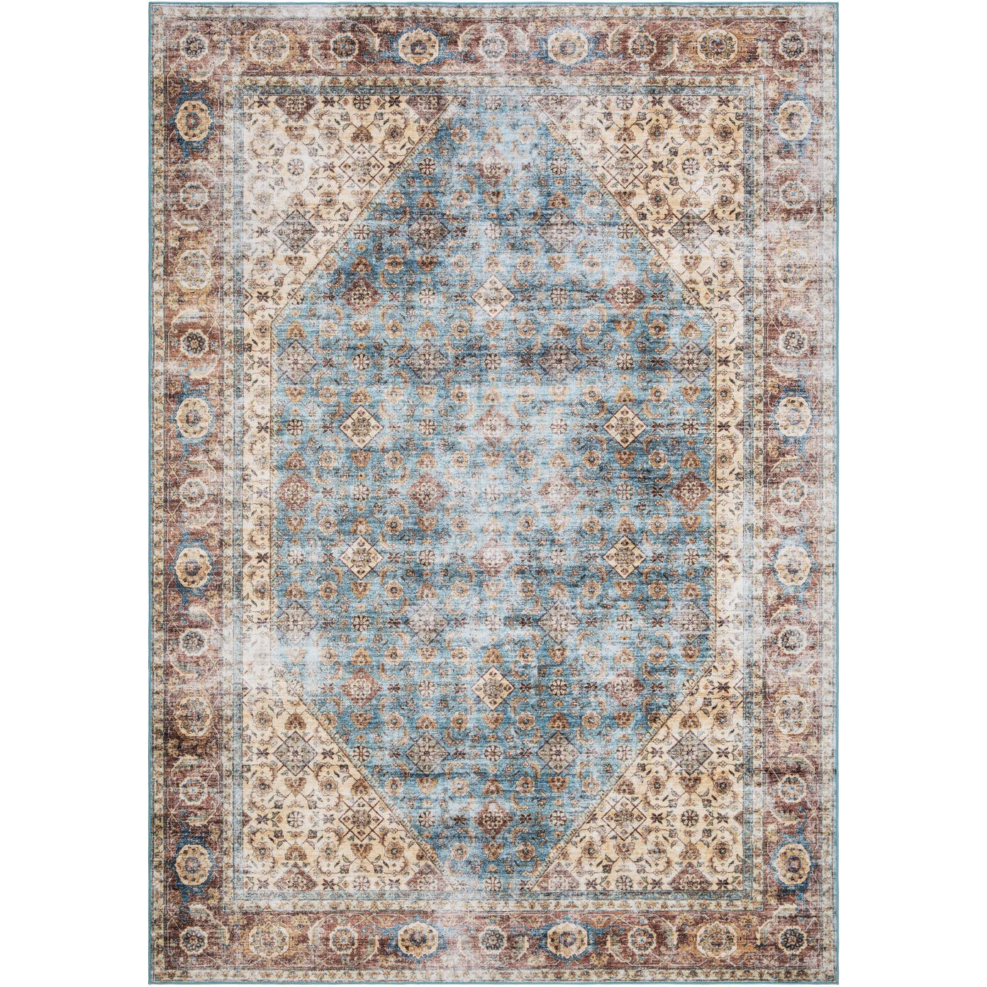 Matto Benina Tarfaya Oriental 240x340cm turkoosi