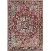 Käytävämatto Benina Amber Medallion, 80x300cm, punainen, Verkkokaupan poistotuote