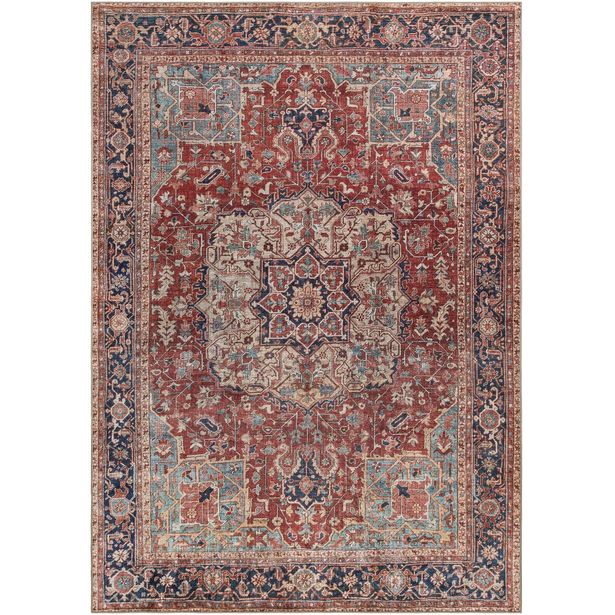 Käytävämatto Benina Amber Medallion, 80x300cm, punainen