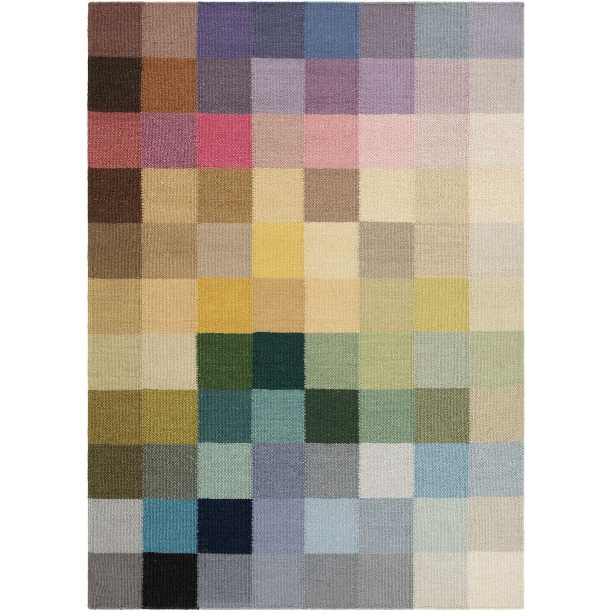 Matto Benina Riviera Square, 140x200cm, monivärinen