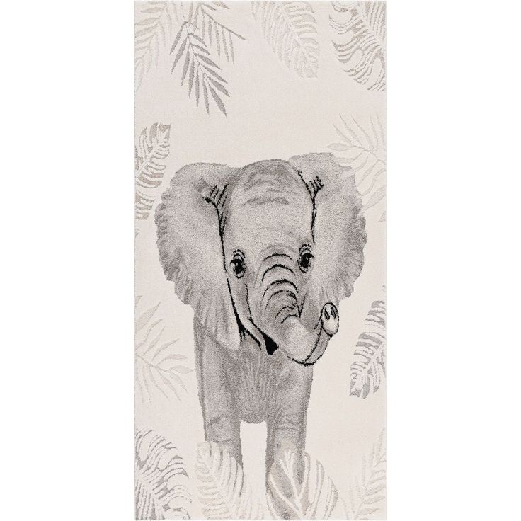 Käytävämatto Benina Genova Elefantti 80x150cm kerma