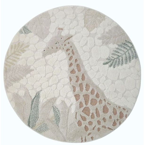 Matto Benina Genova Kirahvi pyöreä Ø120cm creme