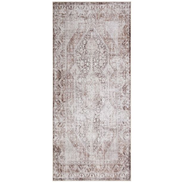 Käytävämatto Benina Kashan Bidjar, 80x200cm, kermanvaalea