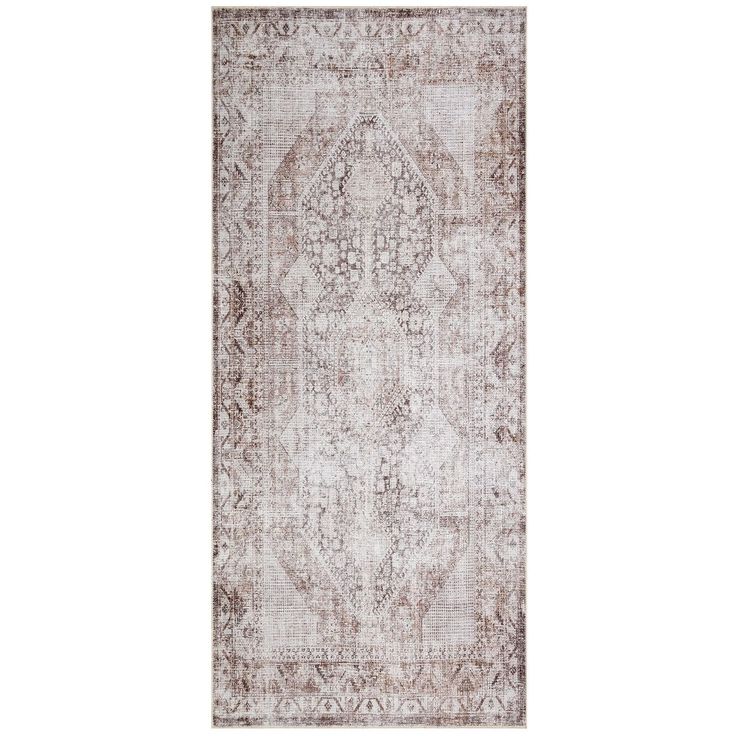 Käytävämatto Benina Kashan Bidjar, 80x200cm, kermanvaalea