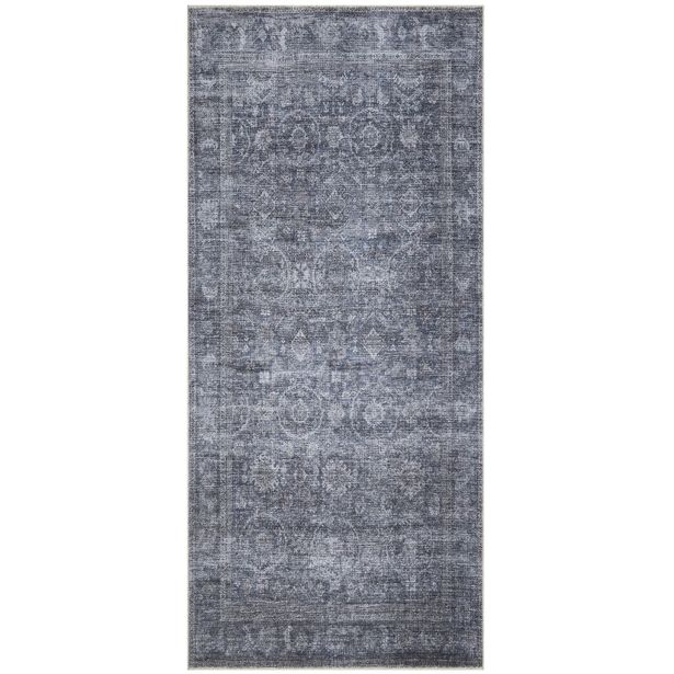 Käytävämatto Benina Kashan Mashad, 80x200cm, sininen