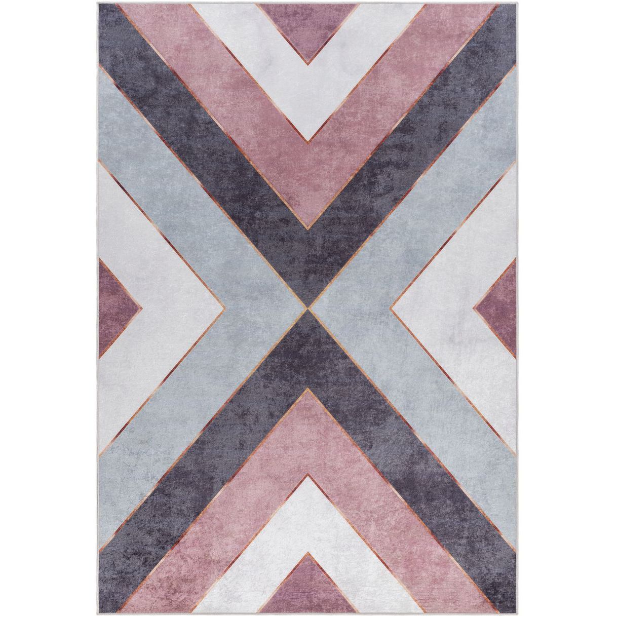 Matto Benina Rome Modern, 240x340cm, roosa