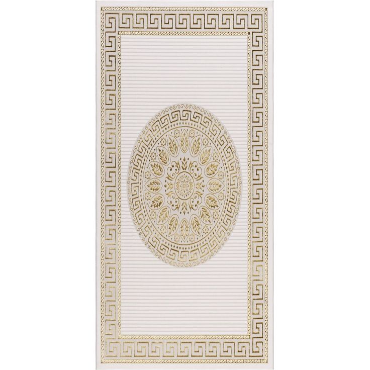 Käytävämatto Benina Ankara Ornament 80x150cm kerma/kulta